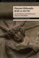 Platonist philosophy 80 BC to AD 250 : an introduction and collection of sources in translation /