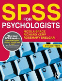 SPSS for psychologists /