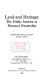 Land and heritage : the public interest in personal ownership /