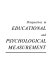 Perspectives in educational and psychological measurement /