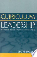 Curriculum leadership : beyond boilerplate standards /