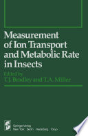 Measurement of Ion Transport and Metabolic Rate in Insects /