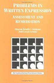 Problems in written expression : assessment and remediation /