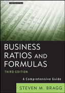 Business ratios and formulas : a comprehensive guide /