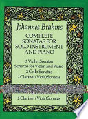 Complete sonatas for solo instrument and piano /