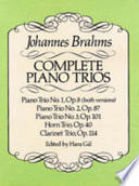 Complete piano trios : from the Breitkopf & Härtel complete works edition /