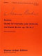 Sonate für Klarinette (oder Bratsche) und Klavier, Es-Dur, Op. 120, No. 2 = Sonata for clarinet (or viola) and piano, E flat major, op. 120, no. 2 /