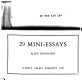 29 mini-essays /