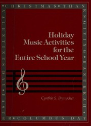 Holiday music activities for the entire school year /