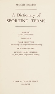 A dictionary of sporting terms.