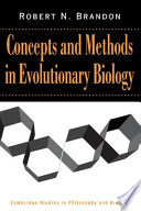 Concepts and methods in evolutionary biology /