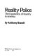 Reality police : the experience of insanity in America /