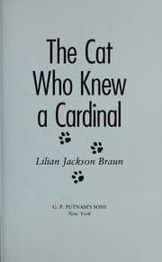The cat who knew a cardinal /