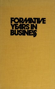 Formative years in business : a long-term AT&T study of managerial lives /