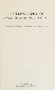 A bibliography of finance and investment /