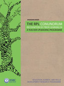 The RPL conundrum : recognition of prior learning in a teacher upgrading programme /