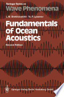 Fundamentals of ocean acoustics /