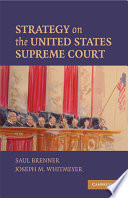 Strategy on the United States Supreme Court /