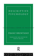 Descriptive psychology /