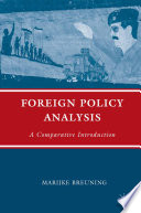 Foreign Policy Analysis: A Comparative Introduction /