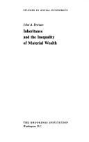 Inheritance and the inequality of material wealth /