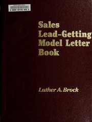 Sales lead-getting model letter book /