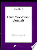 Three woodwind quintets /
