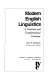 Modern English linguistics : a structural and transformational grammar /