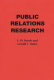 Public relations research /