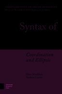 Syntax of Dutch : Coordination and Ellipsis /