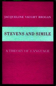 Stevens and simile : a theory of language /