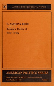 Toward a theory of issue voting /