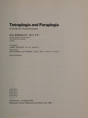 Tetraplegia and paraplegia : a guide for physiotherapists /