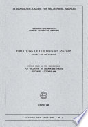 Vibrations of continuous systems : theory and applications /