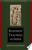 Buddhist teaching in India /