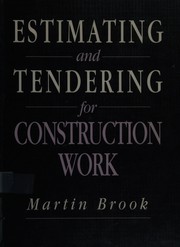 Estimating and tendering for construction work /