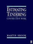 Estimating and tendering for construction work /