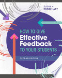 How to give effective feedback to your students /