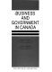 Business and government in Canada /