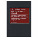 The Columbia master book discography.