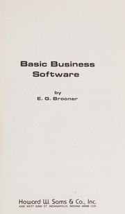 Basic business software /