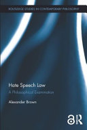 Hate Speech Law.