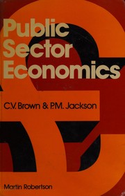 Public sector economics /