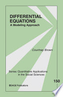 Differential equations : a modeling approach /