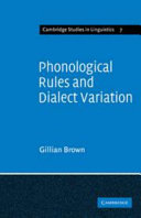 Phonological rules and dialect variation ; a study of the phonology of Lumasaaba.