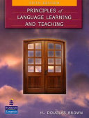 Principles of language learning and teaching /