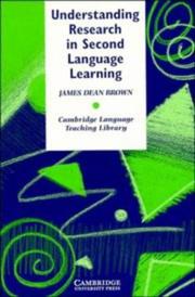 Understanding research in second language learning : a teacher's guide to statistics and research design /