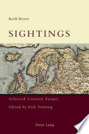 Sightings : selected literary essays /