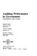 Auditing performance in government : concepts and cases /