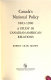 Canada's national policy, 1883-1900 : a study in Canadian-American relations /